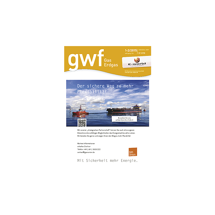 gwf - Gas|Erdgas - Ausgabe 01-02 2015