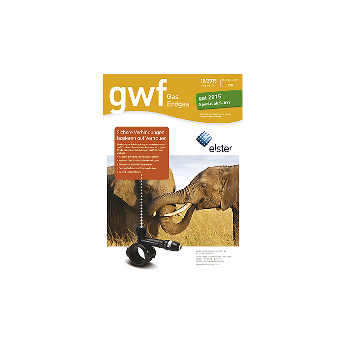 gwf - Gas|Erdgas - Ausgabe 10 2015