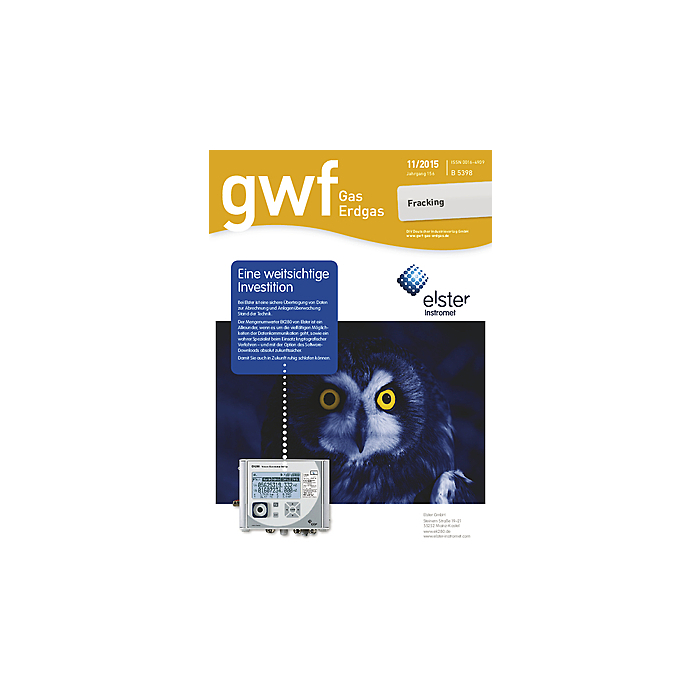 gwf - Gas|Erdgas - Ausgabe 11 2015