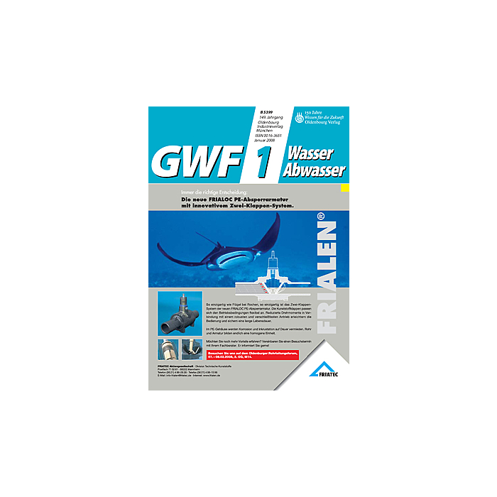 gwf - Wasser|Abwasser - Ausgabe 01 2008