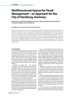 Multifunctional Spaces for Flood Management - an Approach for the City of Hamburg, Germany