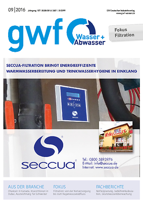 gwf - Wasser|Abwasser - Ausgabe 09 2016