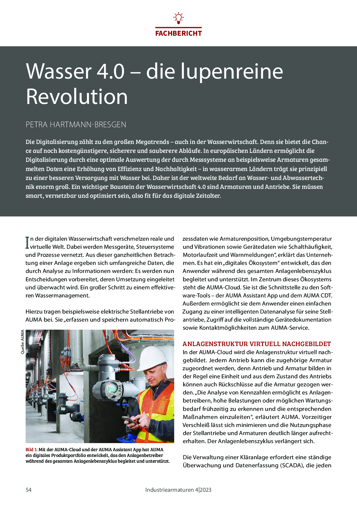 Wasser 4.0 – die lupenreine Revolution